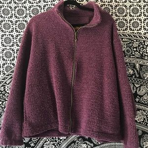Vintage Oversized zip sweater
